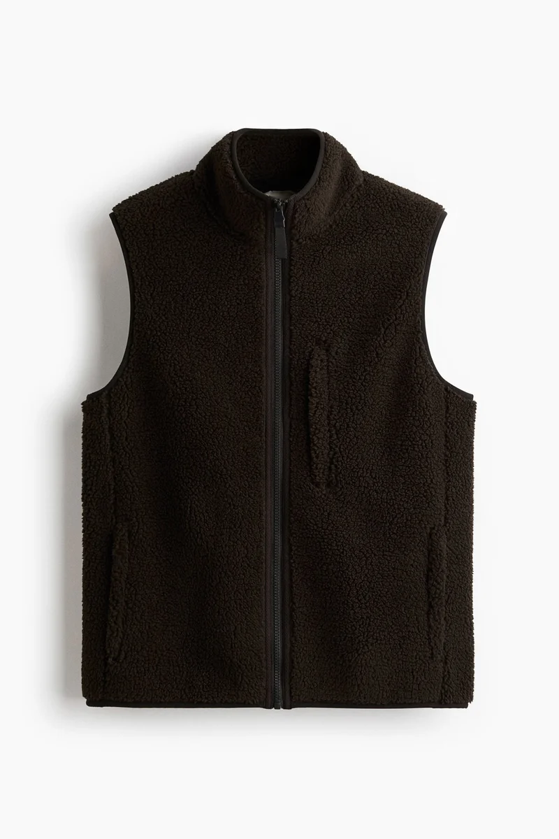 H&M  Regular Fit Teddy sports gilet for Men | Best Price UAE